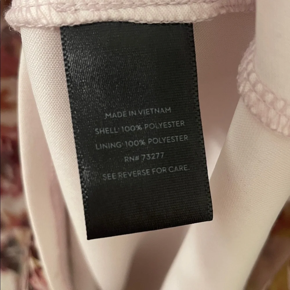 Simply Vera Vera Wang Burgundy Pink Rose Floral Dress 1X - Picture 4 of 6